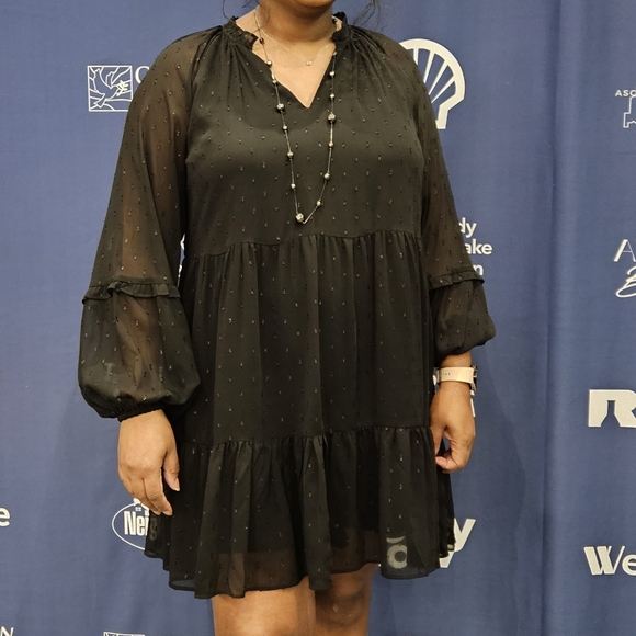 EXPRESS trapeze dress, Large - Picture 1 of 8